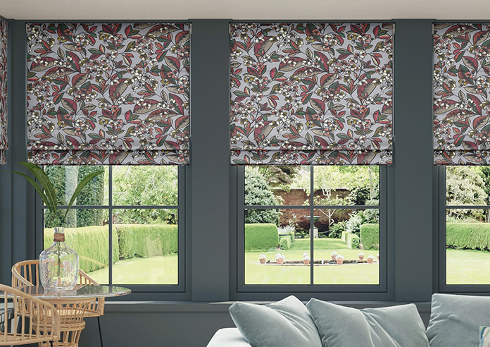 Walled Garden, Steel - Twist&Fit Roman Blind - Image 3